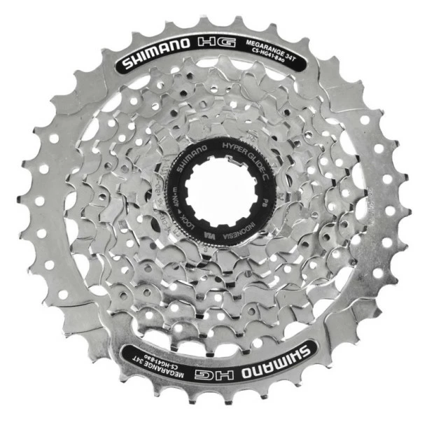 Cassette Shimano Acera CS-HG41 - 8 Vitesses - 11/34 Dents 1 Cassette Shimano Acera CS-HG41 - 8 Vitesses - 11/34 Dents