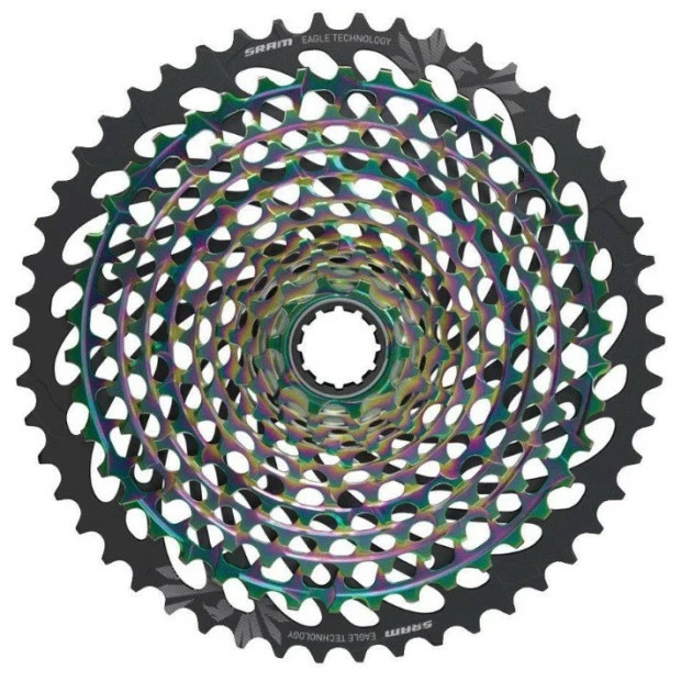 Cassette SRAM X01 Eagle XG-1299 (10-50) 12V Arc-en-Ciel 1 Cassette SRAM X01 Eagle XG-1299 (10-50) 12V Arc-en-Ciel