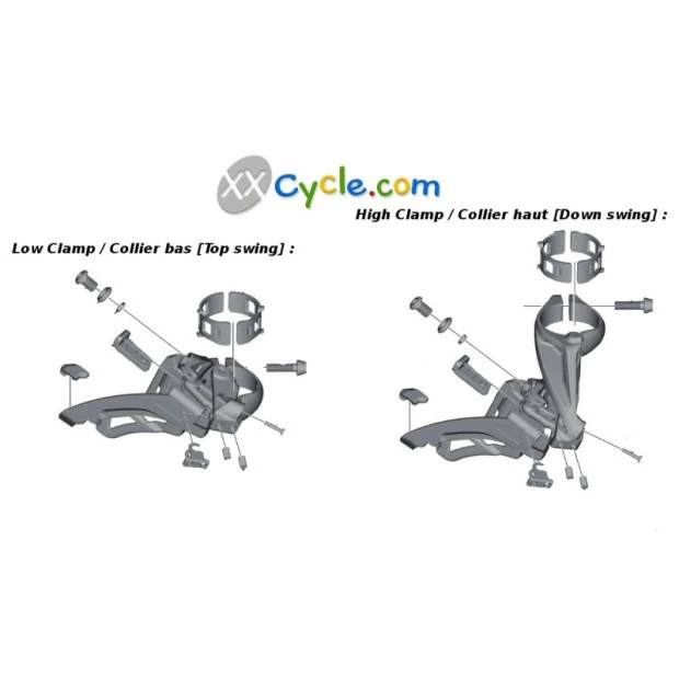 Dérailleur Avant Shimano Alivio FD-M4000-TS6 - Top Swing 2 Dérailleur Avant Shimano Alivio FD-M4000-TS6 - Top Swing – Image 2