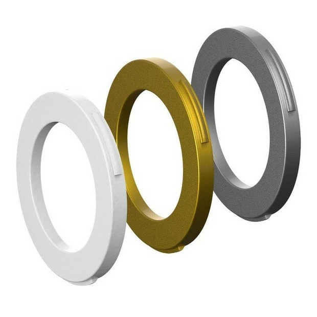 Kit D'Entretoises D'Etrier De Frein 4 Pistons Magura - Blanc/Or/Argent - X12 1 Kit D'Entretoises D'Etrier De Frein 4 Pistons Magura - Blanc/Or/Argent - X12